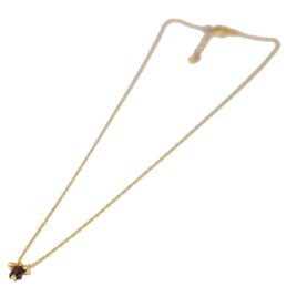 Collier Kisy, plaqué or, prune