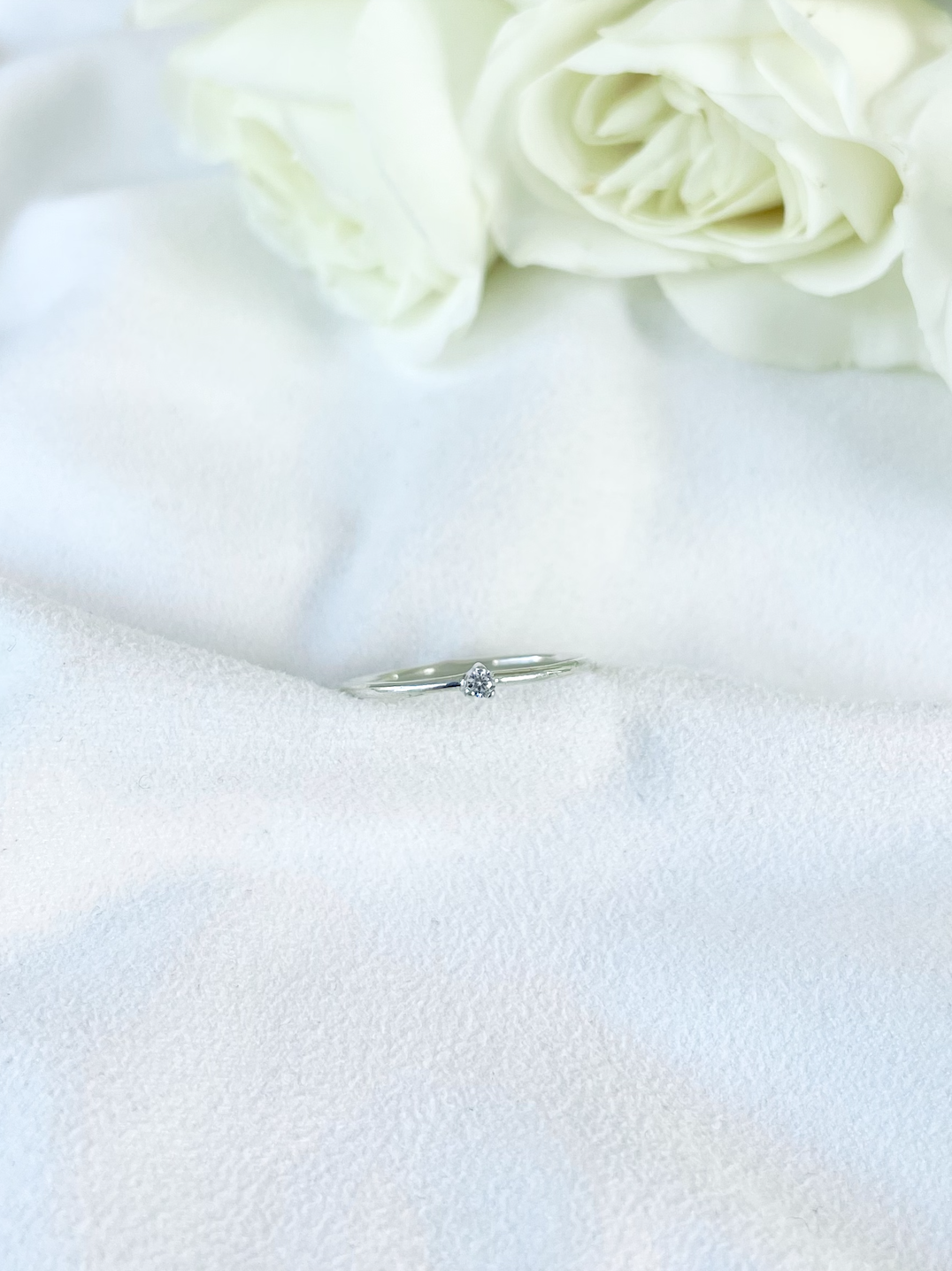 bague fine or diamant