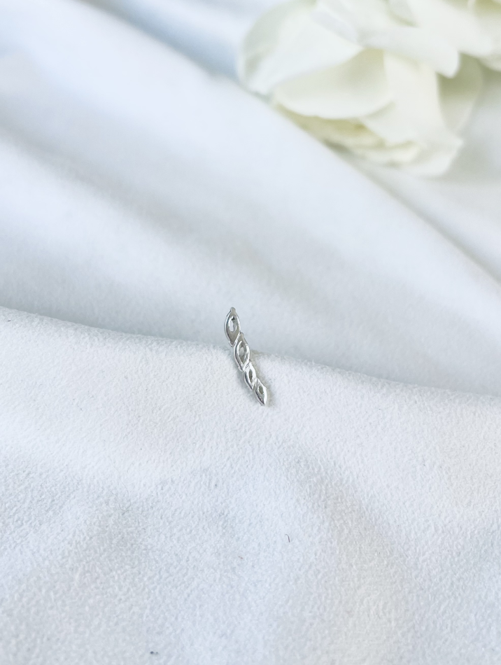 boucles d'oreilles or argent